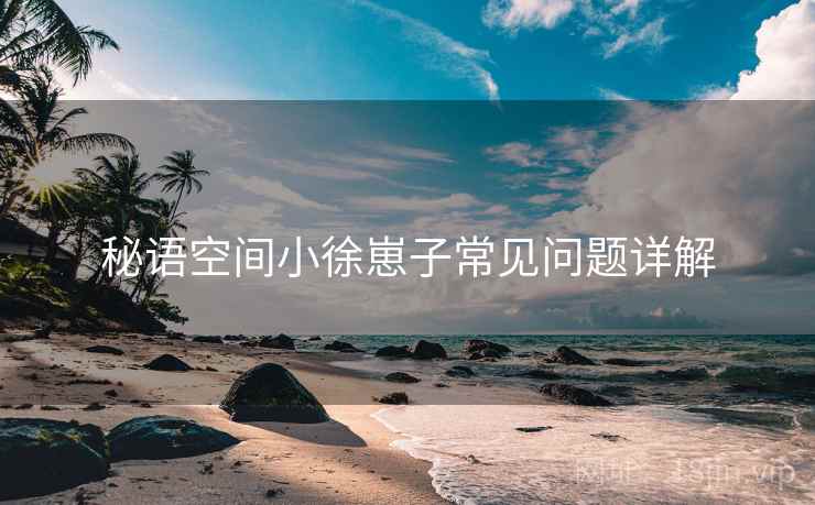 秘语空间小徐崽子常见问题详解